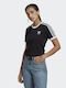 Adidas Adicolor Classics 3-Stripes Damen Sportlich T-shirt Schwarz