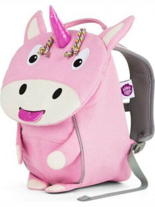 Affenzahn Μίνι Μονόκερος School Bag Backpack Kindergarten in Pink color