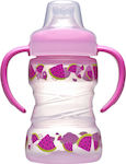 Nip Kids Plastic Water Bottle Pink 260ml