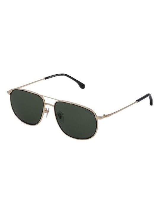 Lozza Sunglasses with Gold Metal Frame and Green Lens SL2328V 300P