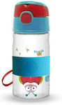 Chicco Kinder Trinkflasche Kunststoff mit Strohhalm 400ml