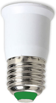 Socket Extension for Socket E27 in White color 100131