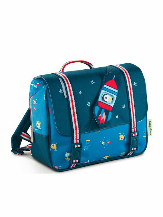 Lilliputiens On Road School Bag Backpack Kindergarten in Blue color