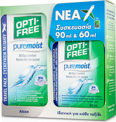 Alcon Opti-Free Puremoist Υγρό Φακών Επαφής 90ml & 60ml