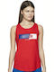 4F Summer Women's Blouse Sleeveless Red H4L20-TSD018-62S