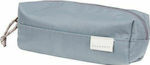 Doughnut Earth Tone Series Pencil Case Barrel with 1 Compartment Light Blue