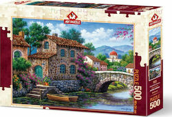 Canal With Flowers Puzzle 2D 500pcs Canal With Flowers Puzzle 2D 500pcs