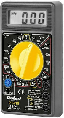 Rebel RB-838 Digitales Multimeter mit AC / DC / Widerstandsmessung