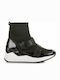 Seven EX9802 Ankle Boots with Socks Black