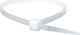 Arte Plast Plastic Cable Ties 430mm x 4.8mm in White Colour (100 pcs) 03-050