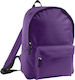 Sol's Rider Dark Purple School Bag Backpack Junior High-High School in Purple color