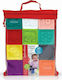 Infantino Educational Building Blocks Squeeze & Stack Block Set for 6+ months 10pcs