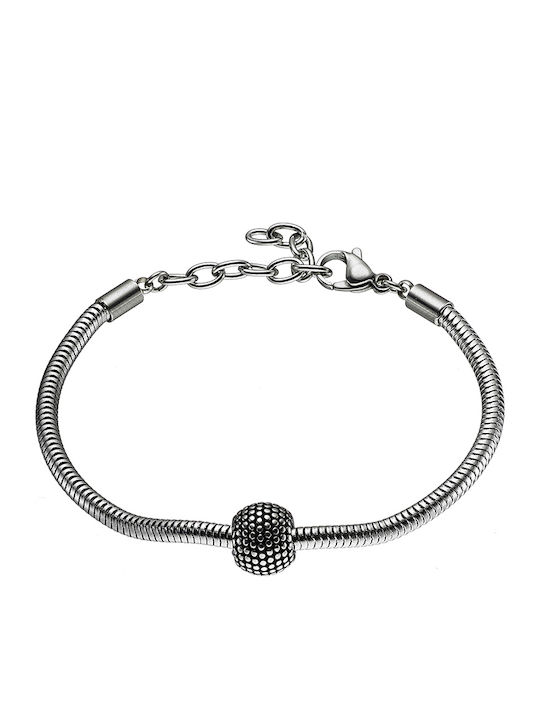 Steel bracelet in silver color BR-ART00882L