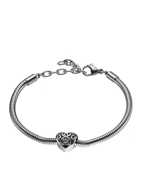 Steel bracelet in silver color BR-ART00887L