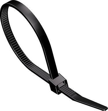Arte Plast Plastic Cable Ties 430mmx4.8mm In Black Colour 100pcs 03-250