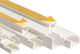 Eurolamp Cable Channel with Sticker made of Plastic 40x40 Carton Box White 2m