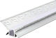 Aca Walled Aluminum Profile for LED Strip Corner with Opal Cover 200x4.6x2.4cm