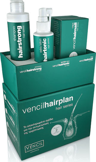 Vencil Hairplan Hair Treatment Set against Hair Loss with Shampoo 3pcs