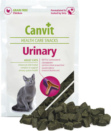 Canvit Urinary Cat Treats With Chicken Snacks For Urinary Tract For Adult Cats 100gr