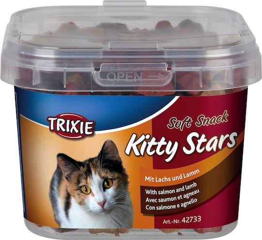 Trixie Soft Kitty Stars Λιχουδιές με Σολομό με Σολομό & Αρνί για Ενήλικες Γάτες 140gr