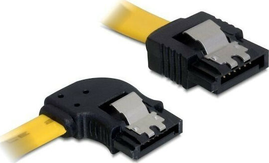DeLock DeLock Festplattenkabel 7-Pin SATA III - 7-Pin SATA III 30cm Gelbe