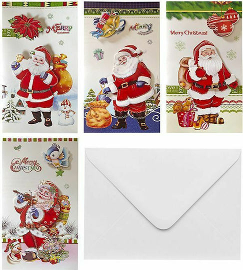 Grußkarte Weihnachten 3D 12x22cm (Μiverse Designs)