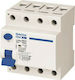Gacia Phase 4-Pole Earth Leakage Relay 40A 400V 4Χ40Α 6KA 30mA Type A