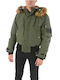 W-Jame Winter Jacke Bomber Grün