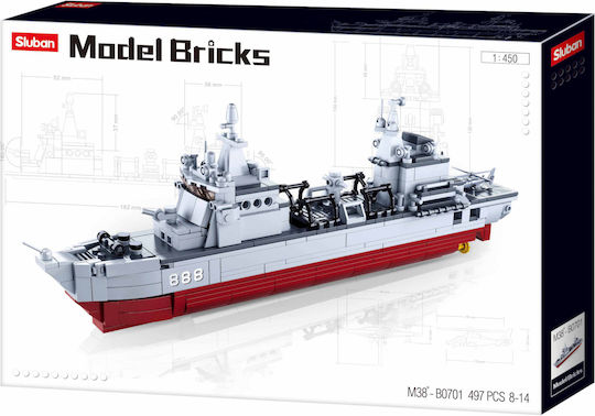 Sluban Τουβλάκια Supply Ship για 8+ Ετών 497τμχ