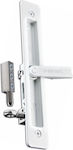 Domus Lock for Sliding Aluminum Doors White