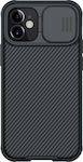 Nillkin CamShield Plastic Back Cover Durable Black (iPhone 12 mini)