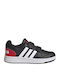 Hoops 2 Kinder Sneakers mit Klettverschluss Schwarz