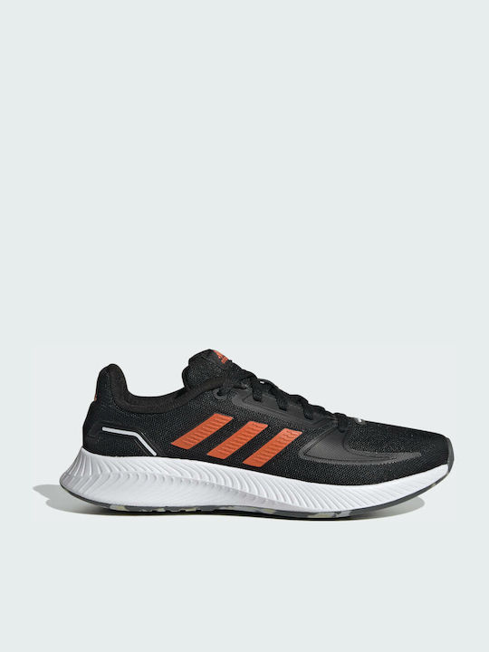 Adidas Αθλητικά Παιδικά Παπούτσια Running Runfalcon 2.0 K Core Black / True Orange / Cloud White