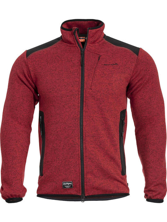 Pentagon Amintor Cardigan de vânătoare Fleece Roșu