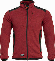 Pentagon Amintor Fleece Jagdjacke Vlies Rot