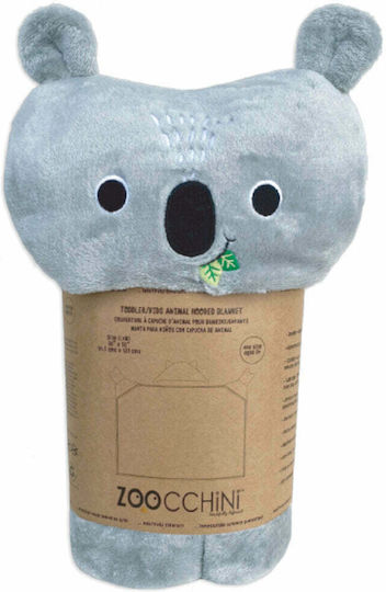 Zoocchini Fleece Koala Blanket Gray 91x127cm