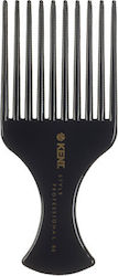 Kent 10 Pronged Afro Comb Comb Hair Black