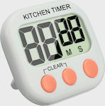 Ψηφιακό Χρονόμετρο Κουζίνας HX103 Αντίστροφης Μέτρησης Πορτοκαλί