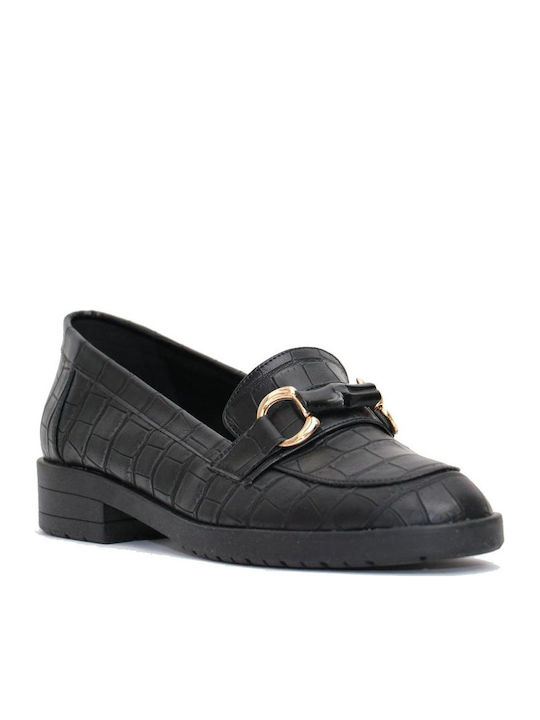 Irene Casual Loafers 0030 Black Croco