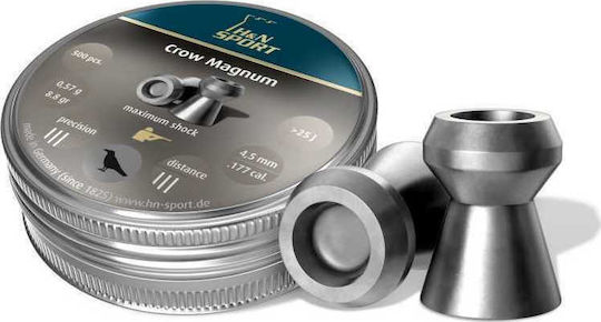 H&N Sport Crow Magnum Пелети Аерогън 4.5mm 500pcs 500 бр