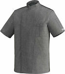 Egochef Ottavio Chef Short Sleeve Polycotton Jacket Gray