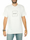 HUF Essentials Box Logo Herren T-Shirt Kurzarm Weiß