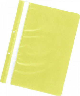 Clipboard with Spring for Paper A4 Yellow 1pcs