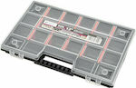 Box Organizer Tool Compartment Organiser 21 Slot Adjustable Black 29x19.5x3.5cm