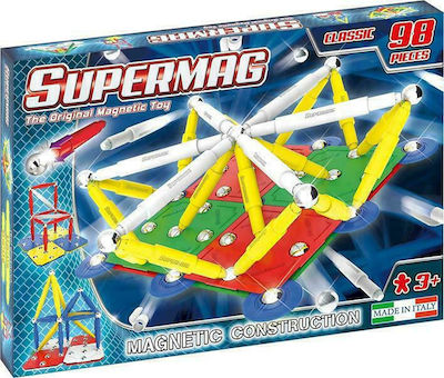 Supermag Magnetic Construction Toy Classic Primary Kid 3++ years