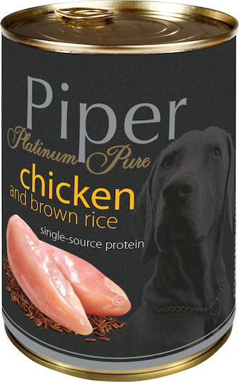 Dolina Noteci Piper Platinum Pure Υγρή Τροφή Σκύλων σε Κονσέρβα με Κοτόπουλο χωρίς Γλουτένη 400gr