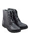 Sprox Kids Military Boots with Zipper Black