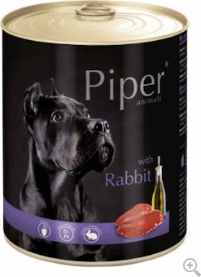 Dolina Noteci Piper Umedă pentru Câini Câine cu Iepure în Conservă 1 x 400gr.