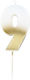 Ginger Ray Birthday Candle Number "9" in Gold Color MIX-225