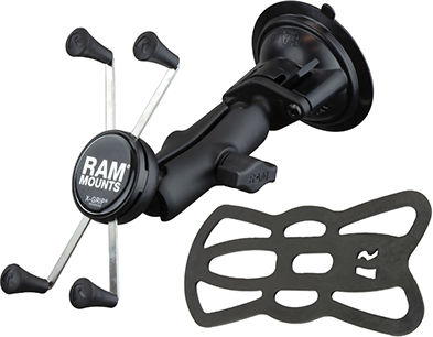 RAM Mount X-Grip Large Auto Handyhalterung mit verstellbaren Haken Schwarz